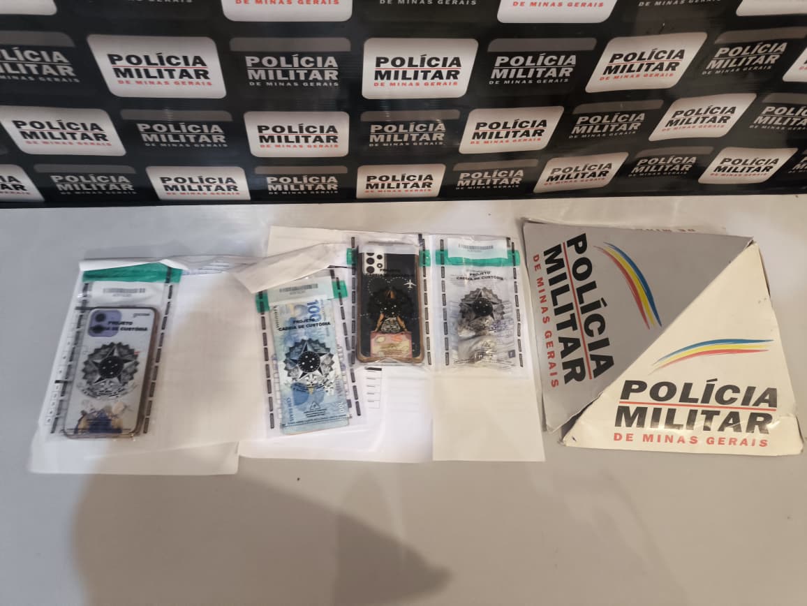 Casal é preso por tráfico de drogas e associação para o tráfico no Bairro Vila Esperança em Santos Dumont